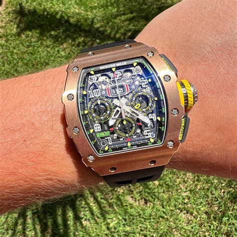 richard mille rose gold watch|real richard mille watch.